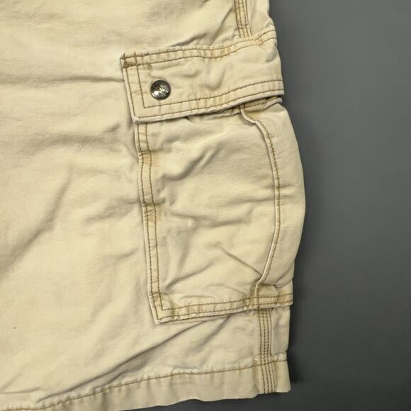 Carhartt Cargo Shorts Mens 40 Khaki Relaxed Fit Thrashed Utility Work Wear - Picture 5 of 12
